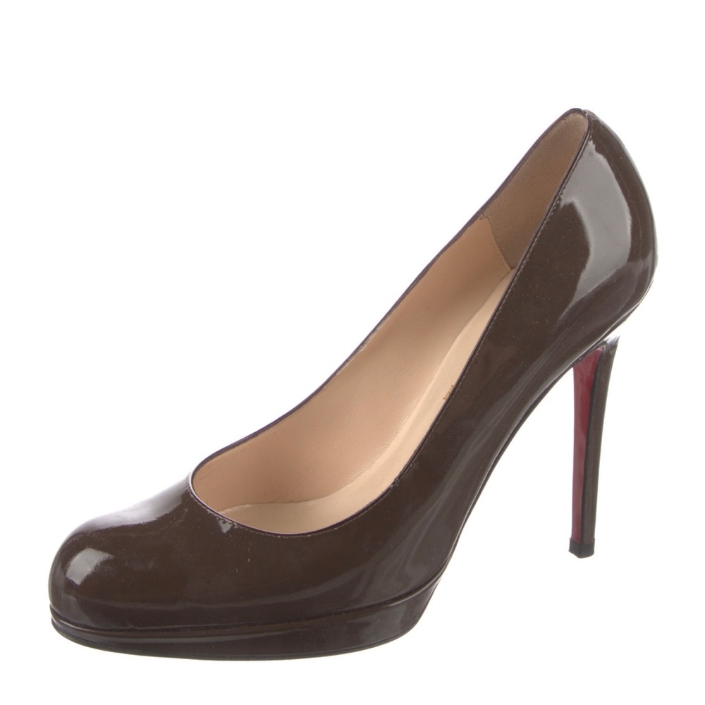Gorgeous simple pump 120 patent calf pumps